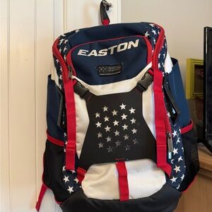 Easton Starry Blue and Red Baseball Backpack